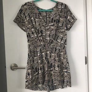 Forever 21 romper with some real 80s sass